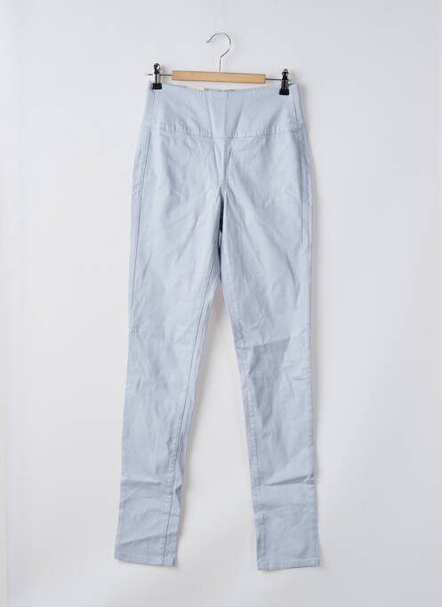 Pantalon slim albastru PIECES femeie