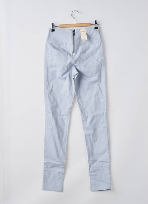 Pantalon slim albastru PIECES femeie