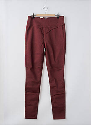 Jegging maro PIECES femeie