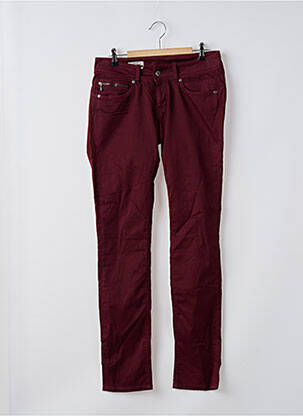 Pantalon slim roșu PEPE femeie
