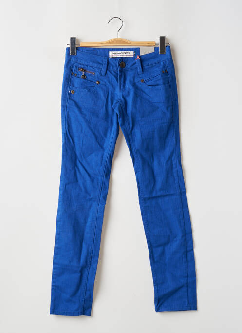 Blugi cu croială slim albastru FREEMAN T.PORTER femeie