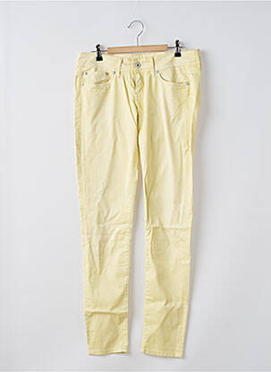 Pantalon slim galben PEPE femeie