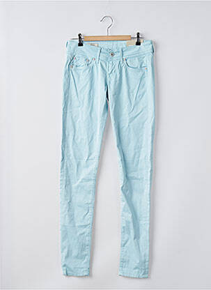 Pantalon slim albastru PEPE femeie
