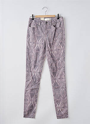 Pantalon slim bej PIECES femeie