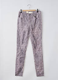 Pantalon slim bej PIECES femeie