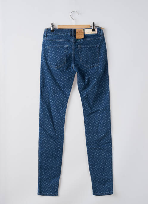 Blugi cu croială slim albastru EDC femme