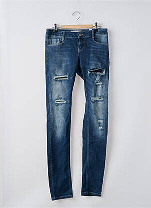 Blugi cu croială slim albastru VERO MODA femeie