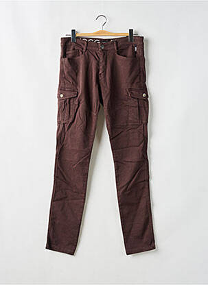 Pantalon cargo roșu DELAHAYE bărbat