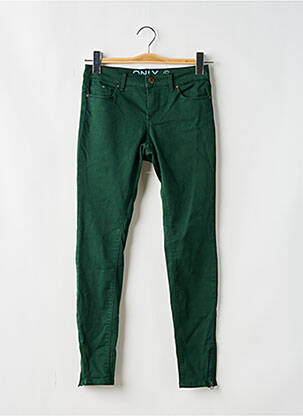 Blugi cu croială slim verde ONLY femeie