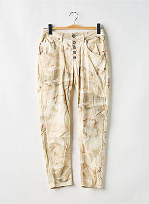 Pantalon slim bej PLEASE femeie