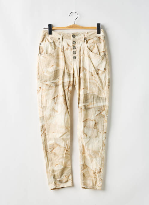 Pantalon slim bej PLEASE femeie