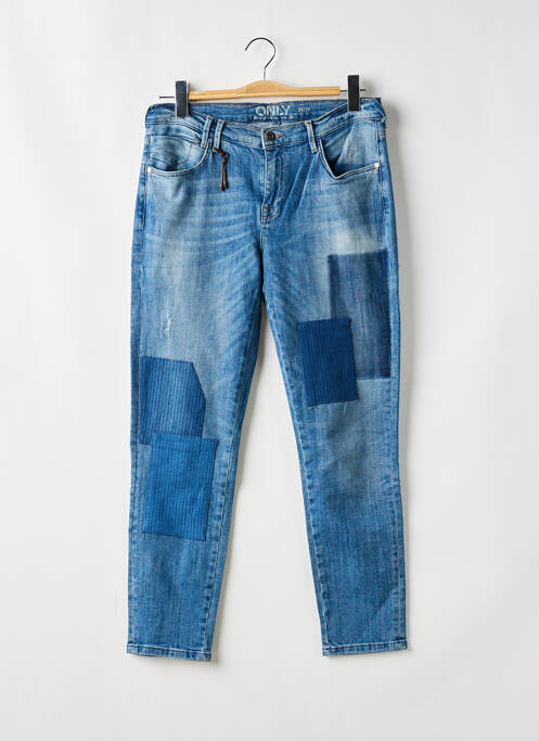 Pantalon slim albastru ONLY femeie