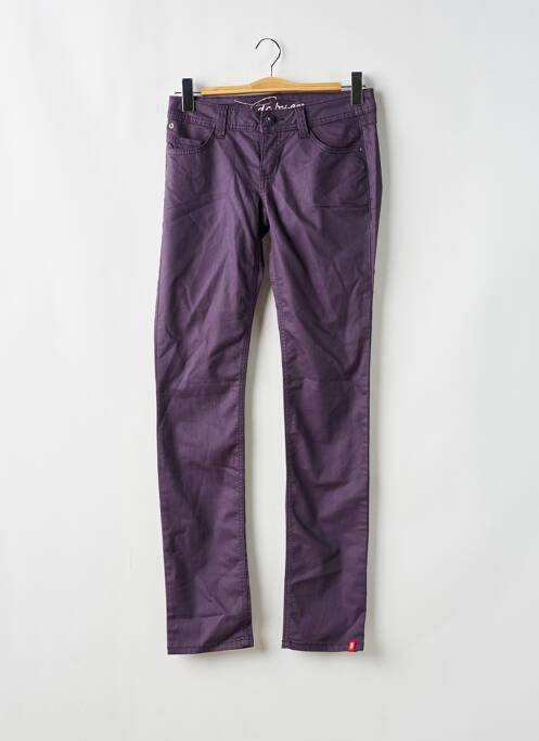 Blugi cu croială slim violet EDC femeie