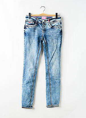 Blugi cu croială slim albastru STREET ONE femeie