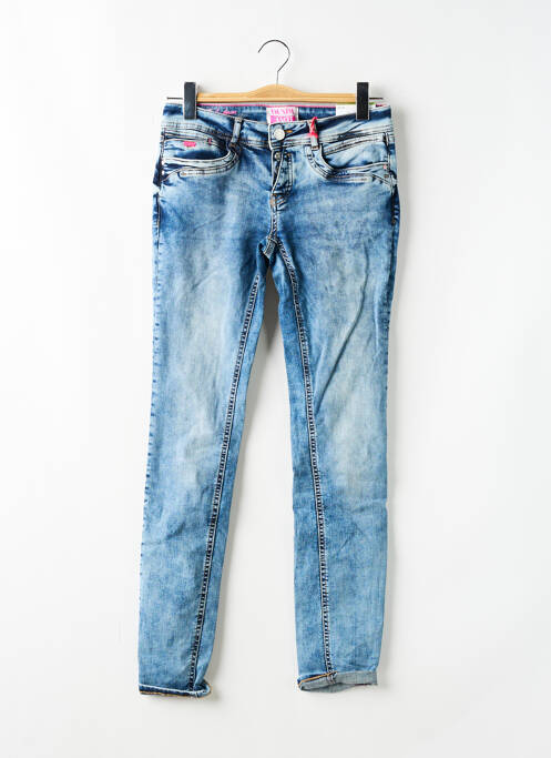 Blugi cu croială slim albastru STREET ONE femeie