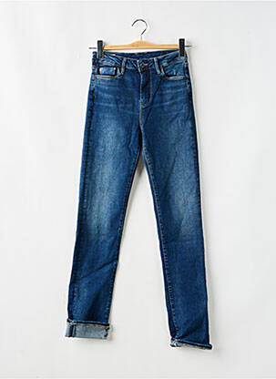 Blugi cu croială dreaptă albastru PEPE femeie