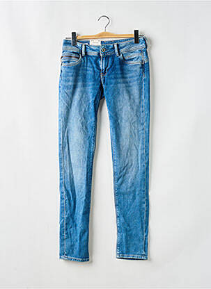 Blugi cu croială slim albastru PEPE femeie