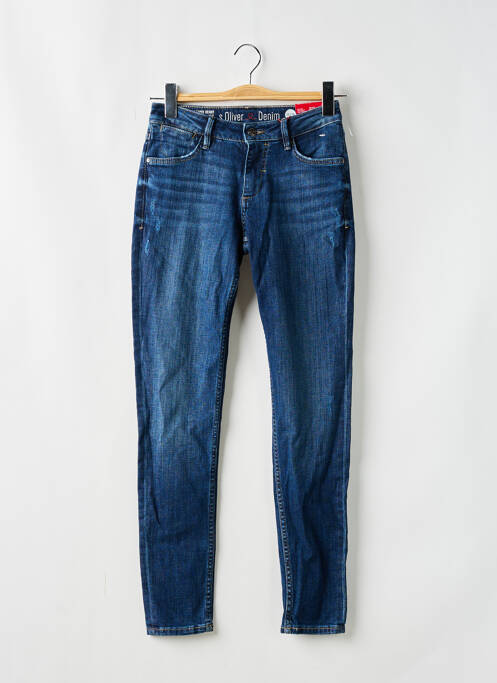 Blugi cu croială slim albastru S.OLIVER femeie