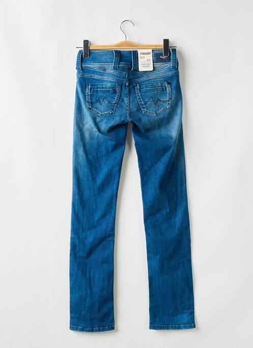 Blugi cu croială dreaptă albastru PEPE femeie