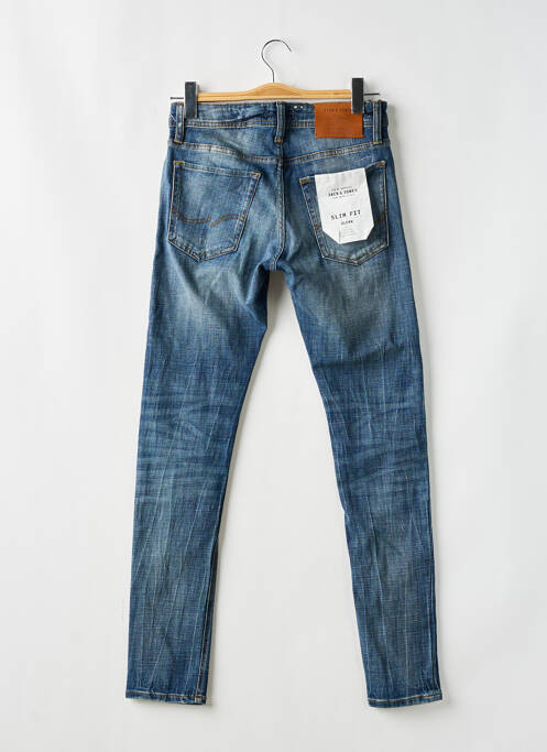 Blugi cu croială slim albastru JACK & JONES bărbat