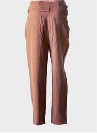 Pantalon slim maro ONLY femeie