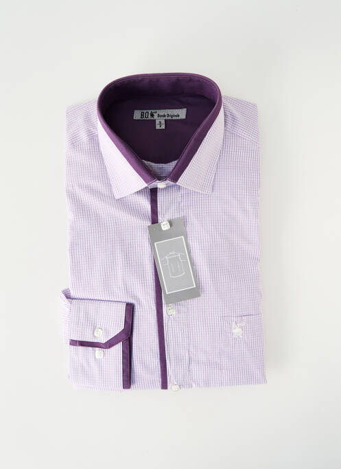 Cămașă cu mâneci lungi violet BANDE ORIGINALE bărbat