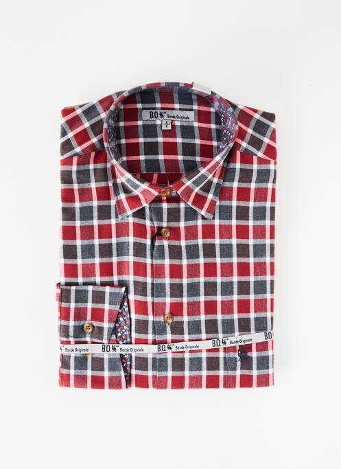 Cămașă cu mâneci lungi roșu BANDE ORIGINALE bărbat