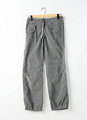 Pantalon drept elasticitate talie joasă gri DIESEL femeie