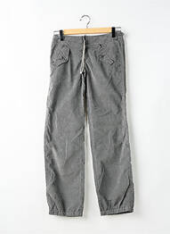 Pantalon drept elasticitate talie joasă gri DIESEL femme