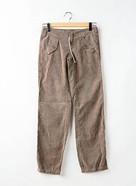Pantalon drept elasticitate talie joasă maro DIESEL femme