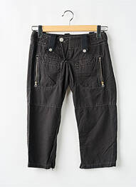 Pantalon trei sferturi croială dreaptă gri REPLAY femme