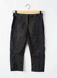 Pantalon trei sferturi croială dreaptă negru JEAN PAUL GAULTIER femeie