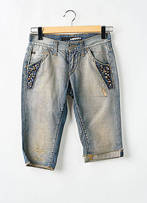 Pantalon trei sferturi albastru MISS SIXTY femeie