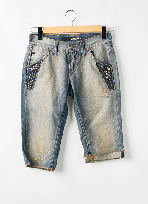 Pantalon trei sferturi albastru MISS SIXTY femeie