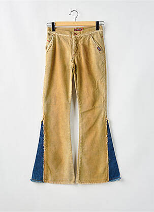 Pantalon evazat bej KILLAH femeie