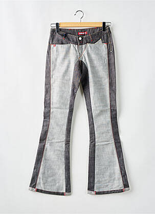 Blugi bootcut buzunare gri KILLAH femeie