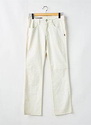 Pantalon drept alb JEAN PAUL GAULTIER femeie