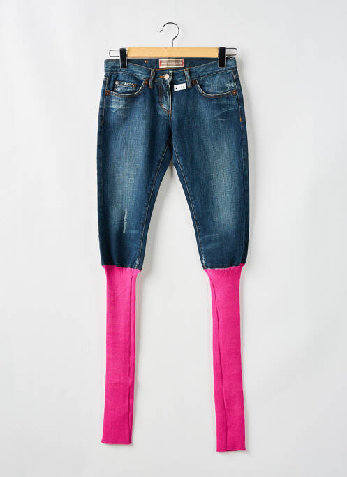 Blugi cu croială slim roz BRAY STEVE ALAN femeie