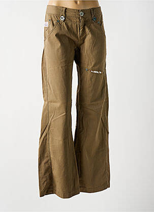 Pantalon evazat bej REPLAY femeie