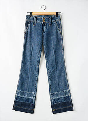 Blugi cu croială dreaptă albastru REPLAY femeie