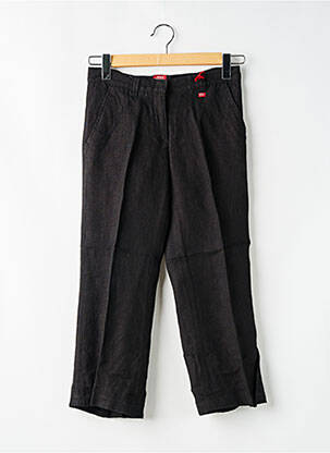Pantalon trei sferturi croială dreaptă negru MISS SIXTY femeie