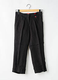 Pantalon trei sferturi croială dreaptă negru MISS SIXTY femeie