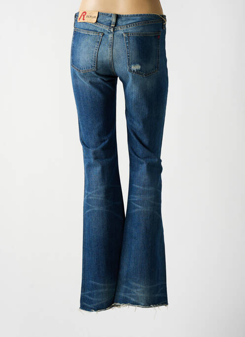 Blugi cu croială slim albastru REPLAY femeie