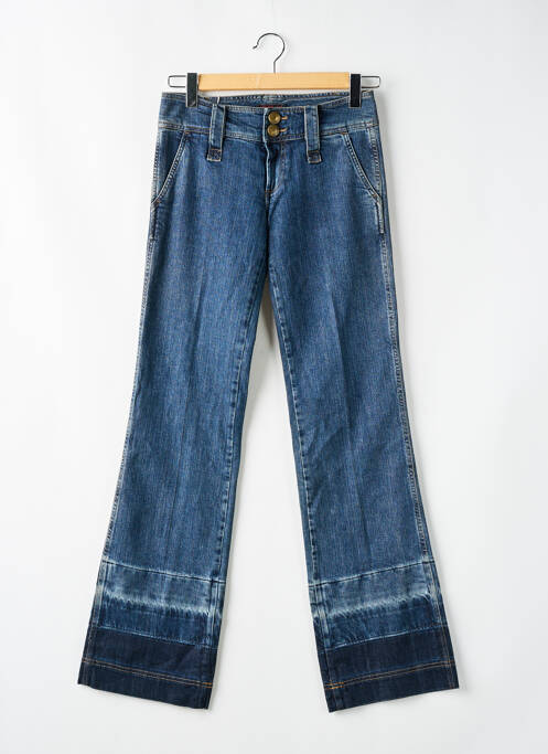 Blugi cu croială dreaptă albastru REPLAY femeie