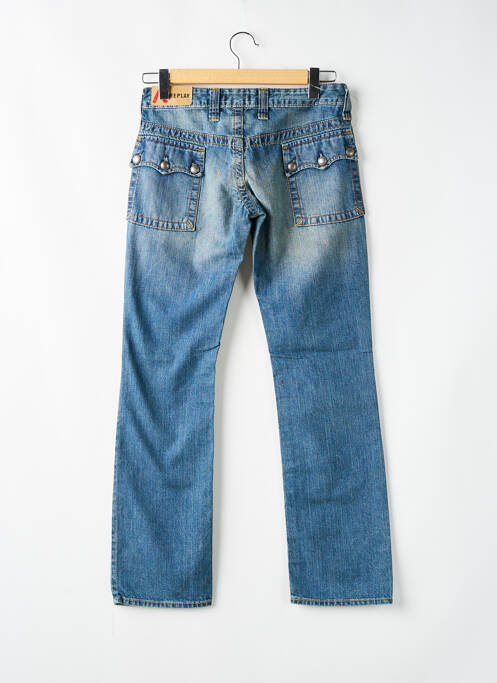 Blugi cu croială slim albastru REPLAY femeie