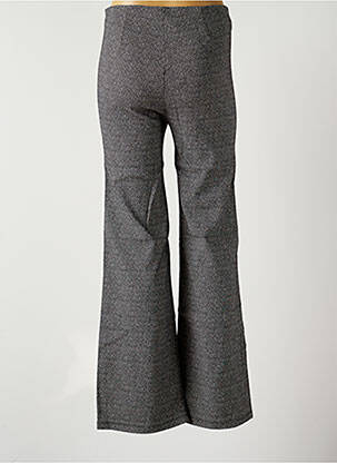Pantalon evazat elasticitate talie înaltă negru LA FEE MARABOUTEE femeie