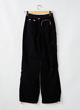 Pantalon cargo talie înaltă talie înaltă negru KILLAH femeie
