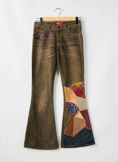 Pantalon evazat maro MISS SIXTY femeie