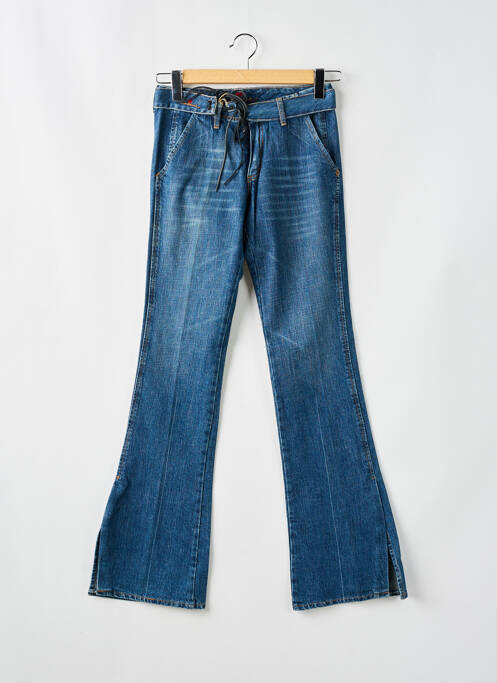 Blugi bootcut albastru CORLEONE femeie