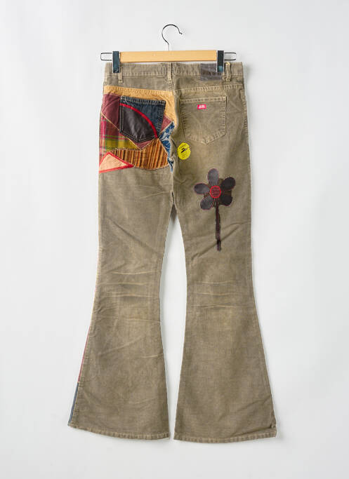 Pantalon evazat bej MISS SIXTY femeie